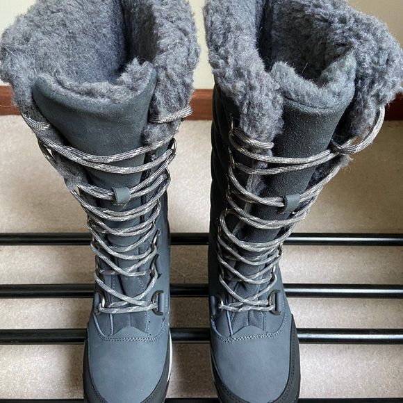 BEARPAW Women Isabella Tall Leather Boots - NEW NWOB - Picture 2 of 8